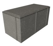 Кирпичик 200x100x100 (серый)