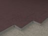 Тротуарная плитка «Квадрат» коричневый 400x400x80